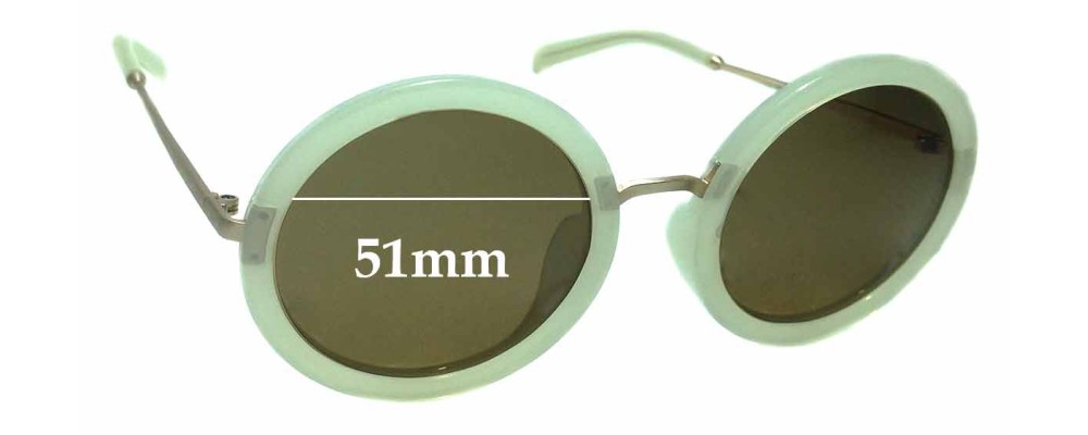Sunglass Fix Replacement Lenses for Jins 1045 - 51mm wide