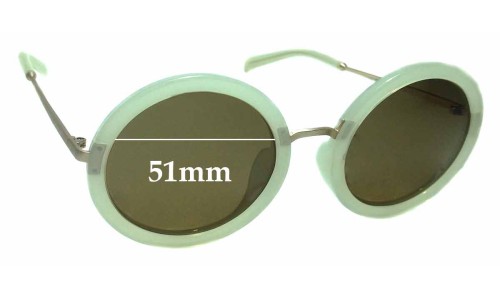 Sunglass Fix Replacement Lenses for Jins 1045 - 51mm Wide 