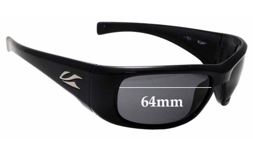 Sunglass Fix Replacement Lenses for Kaenon Klay - 64mm Wide 