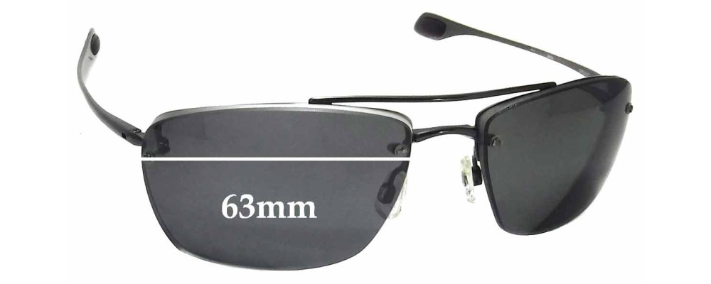 Keanon Spindle Replacement Sunglass Lenses - 63mm wide
