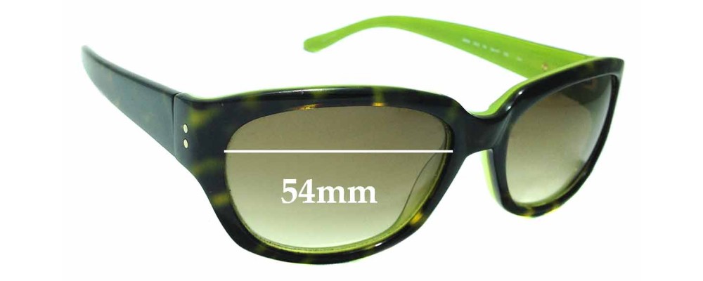 Sunglass Fix Replacement Lenses for Kate Spade Bri/S - 54mm wide