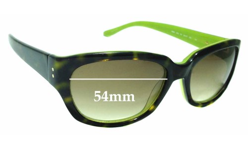 Sunglass Fix Replacement Lenses for Kate Spade Bri/S - 54mm Wide 
