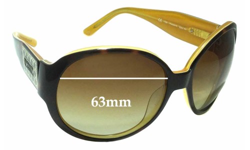 Sunglass Fix Replacement Lenses for Kate Spade Harper/S - 63mm Wide 