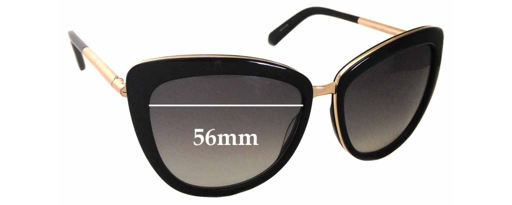 Kate Spade Kandi/S Replacement Sunglass Lenses - 56mm wide