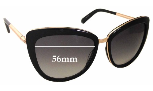 Sunglass Fix Replacement Lenses for Kate Spade Kandi/S - 56mm Wide 