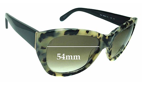 Sunglass Fix Replacement Lenses for Kate Spade Kia/S - 54mm Wide 