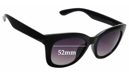 Sunglass Fix Replacement Lenses for Kenneth Cole 2768 - 52mm Wide 