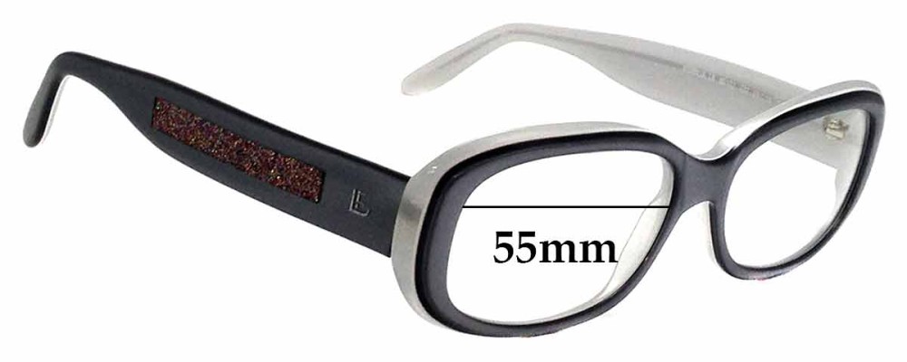 Sunglass Fix Replacement Lenses for Laura Biagiotti LB 85102 - 55mm Wide