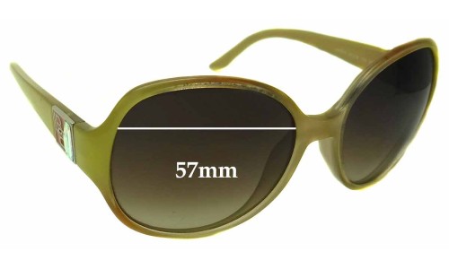 Sunglass Fix Verres de Remplacement pour Laura Biagiotti LBK013 - 57mm Wide 
