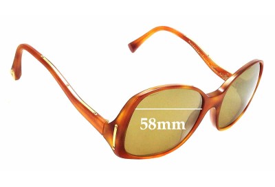 Louis Vuitton  Gina Z0053WN Replacement Lenses 58mm wide 