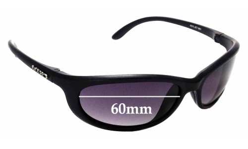 Sunglass Fix Replacement Lenses for Mako Jet 9570 - 60mm Wide 
