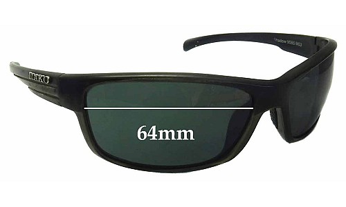 Mako Shadow 9585 Replacement Lenses 64mm wide 