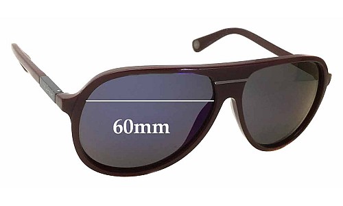Sunglass Fix Replacement Lenses for Marc by Marc Jacobs Aviator - 52mm Tall - 60mm Wide 