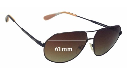 MARC BY MARC JACOBS MMJ 260/S Replacement Sunglass Lenses - 61mm Wide 