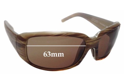 Sunglass Fix Replacement Lenses for Maui Jim Blue Water MJ236 - 63mm Wide 