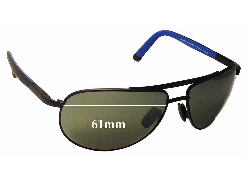 Sunglass Fix Verres de Remplacement pour Maui Jim MJ297 Leeward Coast - 61mm Wide Sunglass Fix Verres de Remplacement pour Maui Jim MJ297 Leeward Coast - 61mm Wide