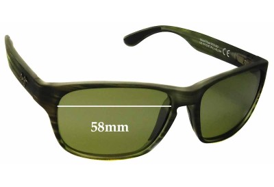Maui Jim Mixed Plate MJ721 Replacement Sunglass Lenses - 58mm Wide 