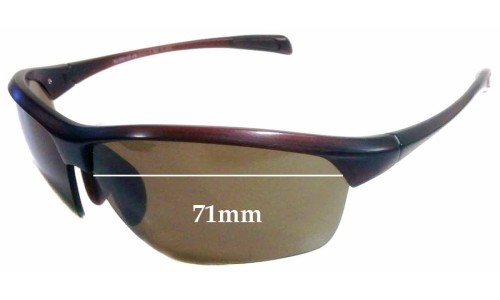 Sunglass Fix Replacement Lenses for Maui Jim MJ429 Stone Crushers - 71mm Wide 
