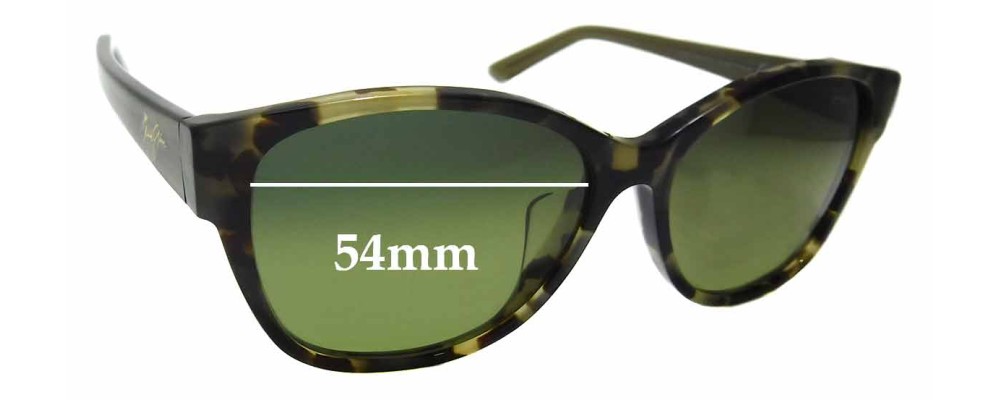 Sunglass Fix Replacement Lenses for Maui Jim MJ732 Summer Time - 54mm Wide