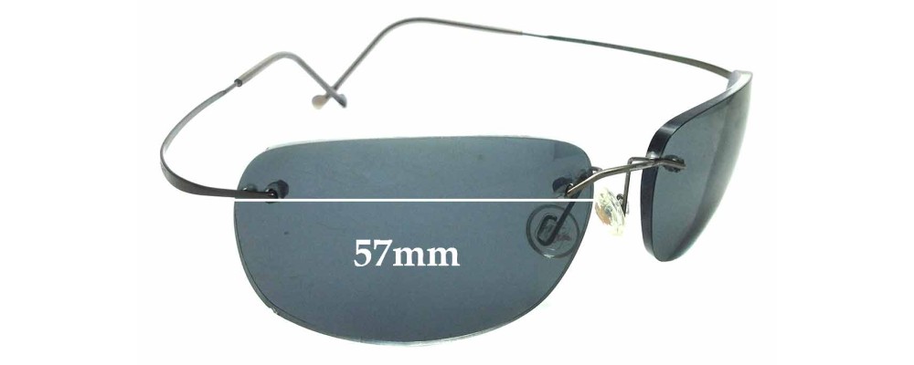 Sunglass Fix Replacement Lenses for Maui Jim MJ902 Kapalua RX - 57mm Wide (MJ902 Prescription Frames)