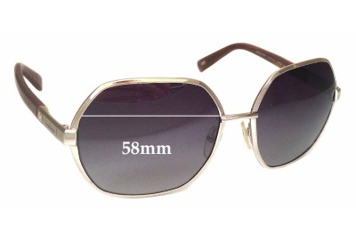 MaxMara MM-Bette 2 Replacement Lenses 58mm wide 