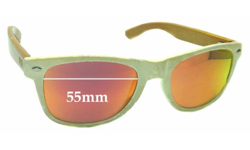 Sunglass Fix Replacement Lenses for Moana Road Plastic Fantastics - 55mm Wide 