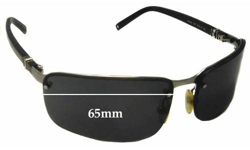 Sunglass Fix Replacement Lenses for Montblanc MB 34S - 65mm Wide 