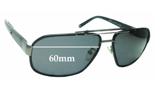 Sunglass Fix Replacement Lenses for Montblanc MB 366S - 60mm Wide 