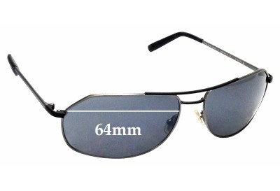Morgenthal Frederics Stealth 64 Replacement Lenses 64mm wide 