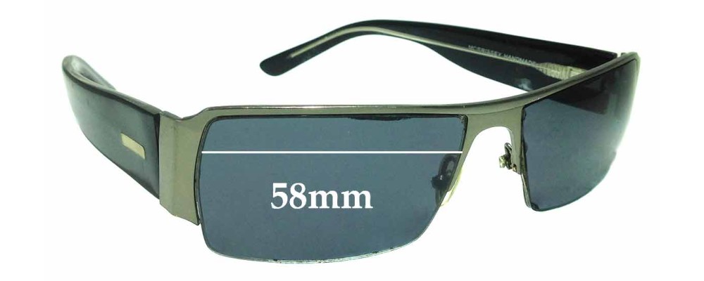 Sunglass Fix Replacement Lenses for Morrissey Urbane - 58mm wide