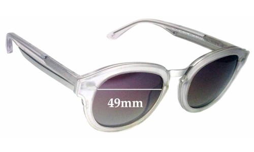 Sunglass Fix Replacement Lenses for Moscot Conrad - 49mm Wide 
