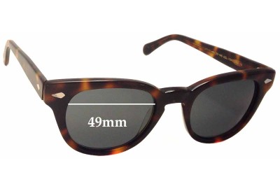 Moscot Tummel Replacement Lenses 49mm wide 
