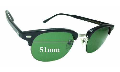 Sunglass Fix Replacement Lenses for Moscot Yukel - 51mm Wide 