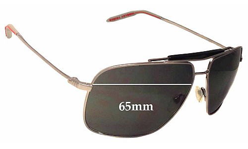 Sunglass Fix Replacement Lenses for Mosley Tribes Dunn - 65mm Wide 