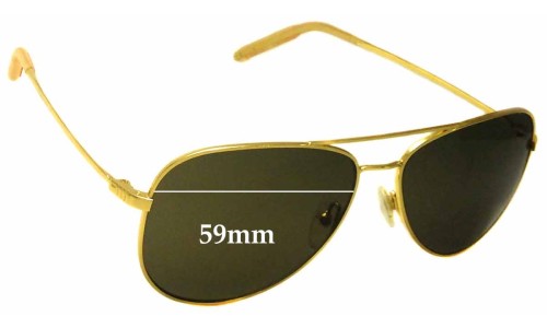 Sunglass Fix Replacement Lenses for Mosley Tribes Raynes - 59mm Wide 