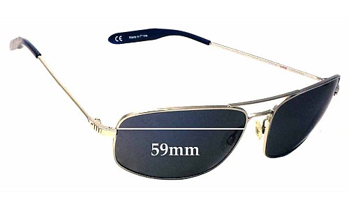 Sunglass Fix Replacement Lenses for Mosley Tribes Norte MT2026-S - 59mm Wide 