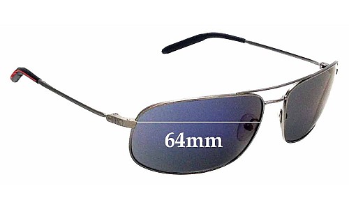 Sunglass Fix Replacement Lenses for Mosley Tribes Norte - 64mm Wide 