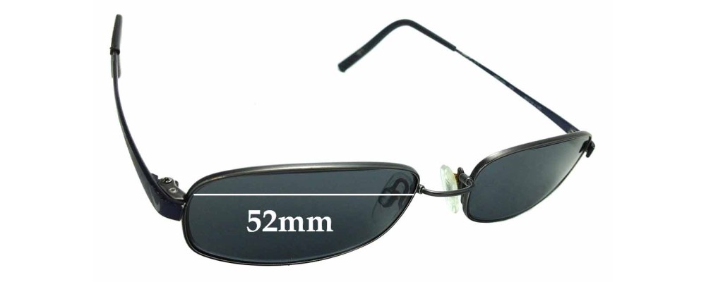 Sunglass Fix Replacement Lenses for Nike 4190 - 52mm Wide