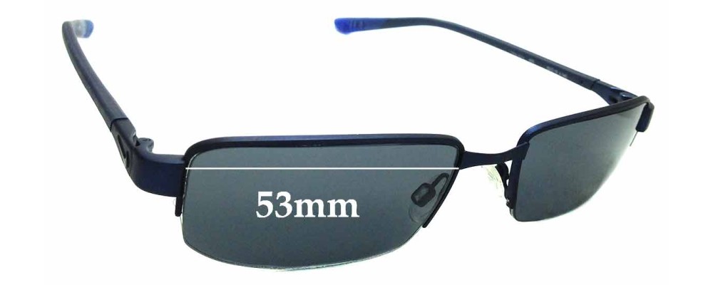 Sunglass Fix Replacement Lenses for Nike 4275 - 53mm Wide