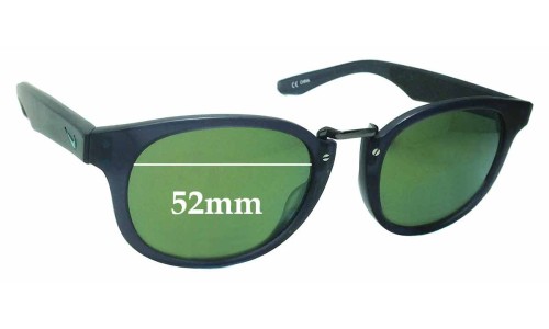 Sunglass Fix Replacement Lenses for Nike EV1024 Achieve - 52mm Wide 