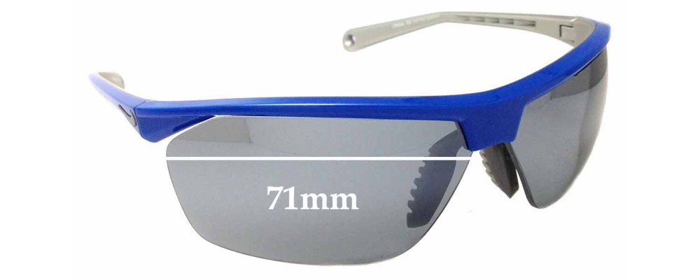 Sunglass Fix Replacement Lenses for Nike EV0657 Tailwind 12 - 71mm Wide