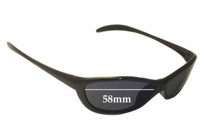 Nike Unknown Model Replacement Lenses 58mm wide 