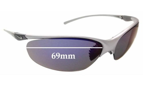 Sunglass Fix Replacement Lenses for Nike Unknown Model - 69mm Wide 