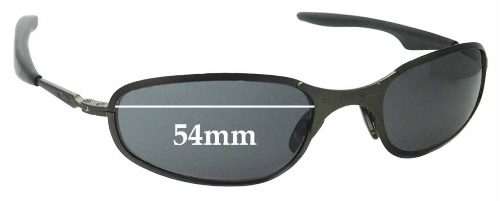 Sunglass Fix Replacement Lenses for Oakley A-Wire 2.0 Thick - 54mm Wide - awire a wire