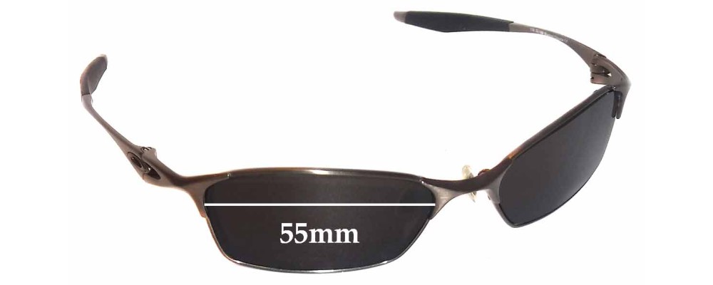 Sunglass Fix Replacement Lenses for Oakley Bracket 8.1 - 55mm Wide