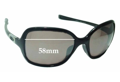Oakley Obsessed OO9192 Replacement Lenses 58mm wide 