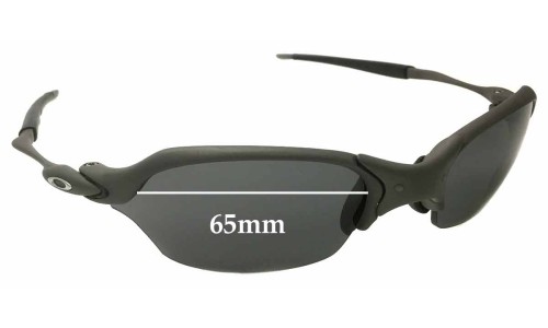 Sunglass Fix Replacement Lenses for Oakley X Metal Romeo 2.0 - 65mm Wide 