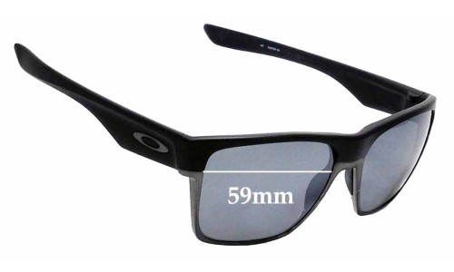 Sunglass Fix Replacement Lenses for Oakley Two Face XL OO9350- 59mm Wide 