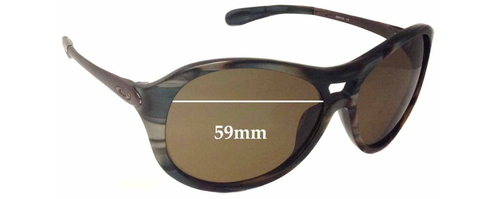 Sunglass Fix Replacement Lenses for Oakley Vacancy OO2014 - 59mm Wide