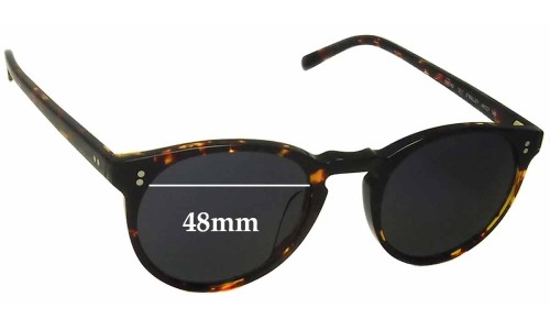 Sunglass Fix Replacement Lenses for Oliver Peoples OV5183 O'Malley - 48mm Wide Oliver Peoples OV5183 O'Malley Replacement Lenses 48mm wide